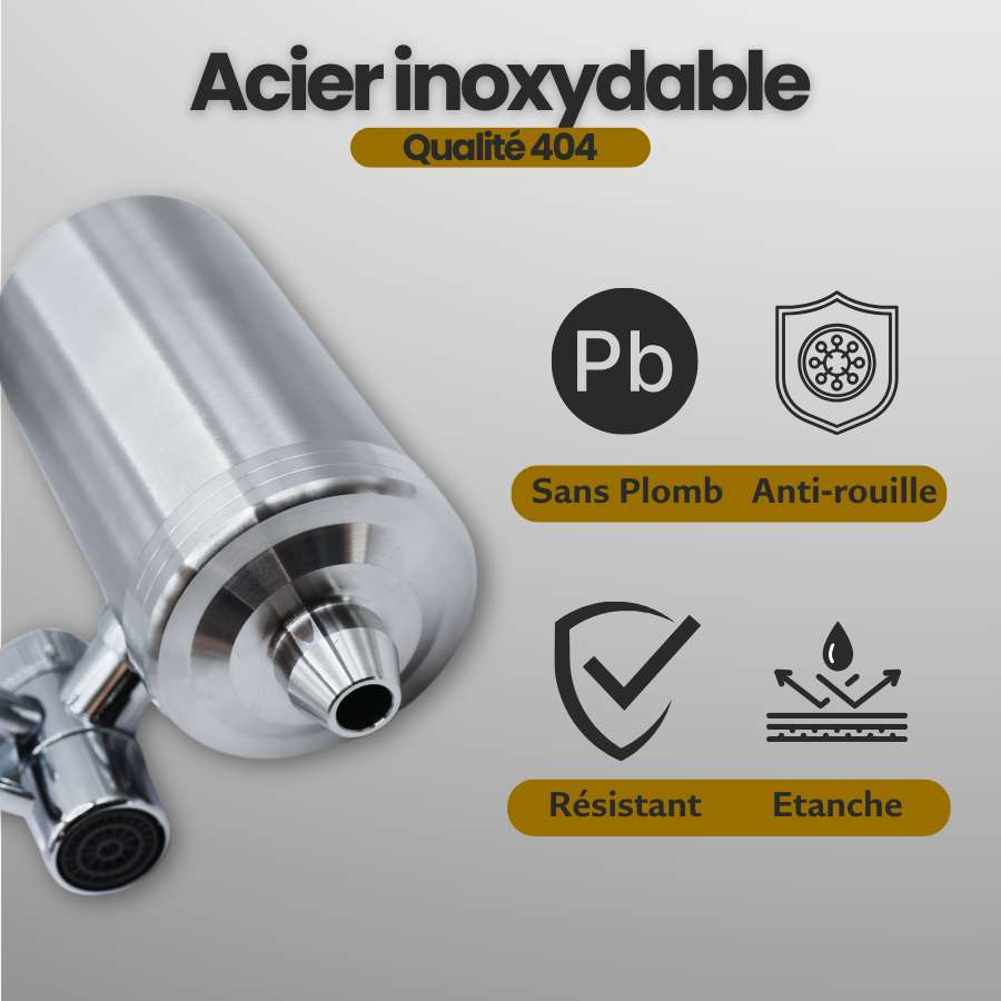 Kit 12 mois - filtre à eau robinet universel