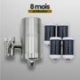 Kit 8 mois - filtre à eau robinet universel