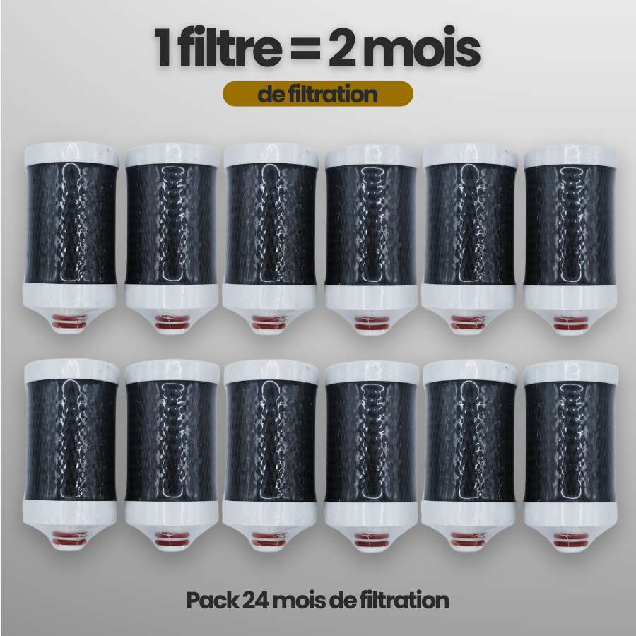 Filtre de rechange Ă  charbon actif de coco