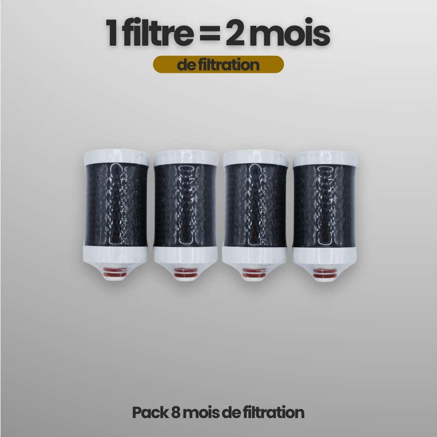 Filtre de rechange Ă  charbon actif de coco