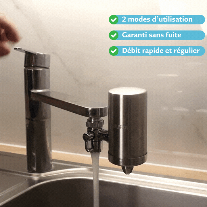 Kit 12 mois - filtre à eau robinet universel