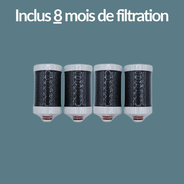 Kit 8 mois - filtre à eau robinet universel