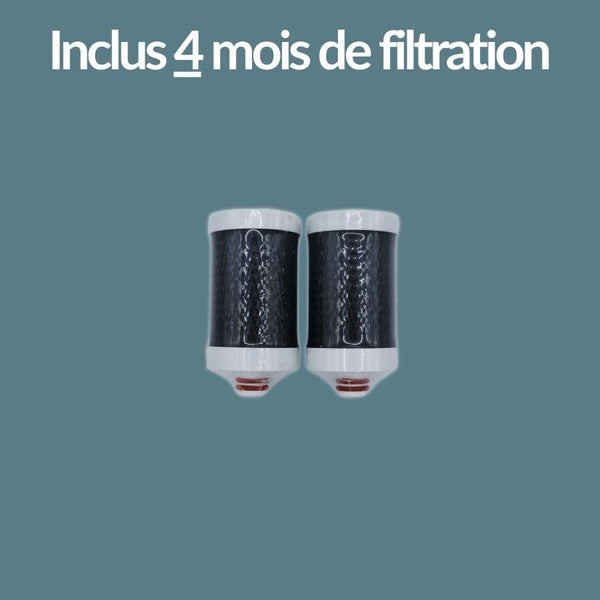 Filtre à eau robinet universel – Inox | Élimine calcaire & chlore – SimplyFlow