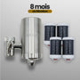 Kit 8 mois - filtre à eau robinet universel