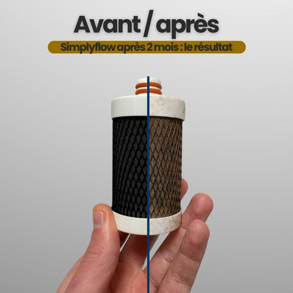 Filtre à eau robinet universel – Inox | Élimine chlore et + de 30 polluants